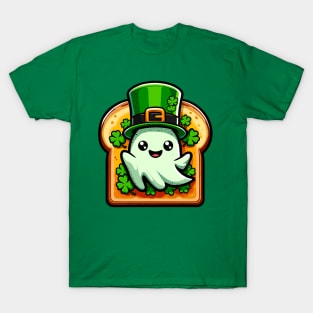 St. Patrick’s Day Ghost On Toast T-Shirt